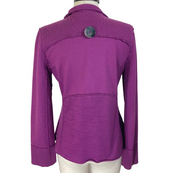 Neon Buddha Merritt Patchwork Jacket, ladies petite small magenta purple - Picture 3 of 11